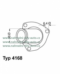 termostat, WH 4168.92D, OPEL ASTRA F [91-98] 