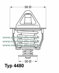 termostat, WH 4480.82D, TOYOTA AVENSIS [97-] 