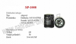 olejový filtr, SP-1008, DAIHATSU APPLAUSE II 07/97-