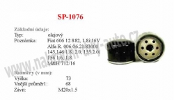 olejový filtr, SP-1076, FIAT Albea 2002- 