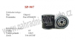 olejový filtr, SP-907, FIAT TEMPRA 03/90-08/97