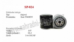 olejový filtr, SP-824, JEEP GRAND CHEROKEE II  04/99-