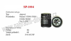 olejový filtr, SP-1004, SUZUKI SWIFT 10/83-