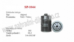 olejový filtr, SP-1044, VOLKSWAGEN LT (28) 05/96-