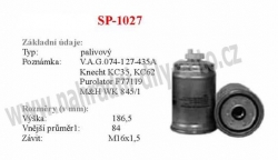 palivový filtr, SP-1027, BMW 5 (E39)  11/95-05/04