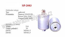 palivový filtr, SP-2083, DAEWOO (CHEVROLET) ESPERO (KLEJ)  10/91-09/99