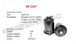 palivový filtr, SP-2107, HYUNDAI LANTRA II 11/95-09/00