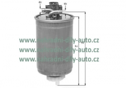 palivový filtr, SP-972, VOLKSWAGEN POLO III  (6N)  94-01