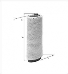 Vzduchový filtr MANN-FILTER, C 15 105/1, BMW 3 (E46)  02/98-