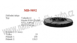 Vzduchový filtr MANN-FILTER, C 2826, MAZDA 323 IV S (BG)  06/89-10/94