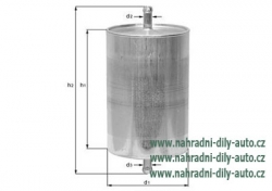 Palivový filtr MANN-FILTER, WK 830, AUDI A6 (4A-4B-C4-C5) 06/94-04/04