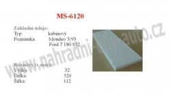 kabinový (pylový) filtr, MS-6204, FORD MONDEO III 11/00-