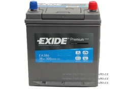 Autobaterie Exide Premium 12V, 38Ah, 300A, EA386