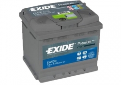 Autobaterie Exide Premium 12V, 53Ah, 540A, EA530, malá