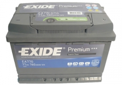 Autobaterie Exide Premium 12V, 72Ah, 720A, EA722