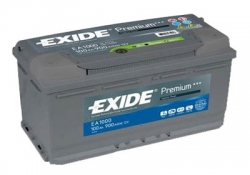 Autobaterie Exide Premium 12V, 100Ah, 900A, EA1000