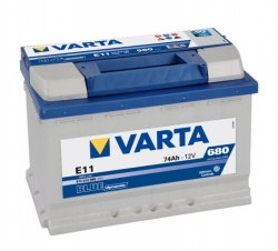 Autobaterie Varta Blue Dynamic 12V, 74Ah, 680A, E11