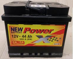 Autobaterie Power X, 12V, 44Ah, 360A