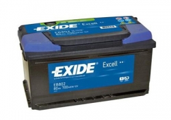 Autobaterie Exide Excell 12V, 80Ah, 700A, EB802