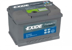 Autobaterie 60Ah EXIDE PREMIUM , 600ah