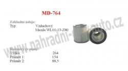 vzduchový filtr, MD-764, MAZDA MPV I (LV)  03/95-09/99