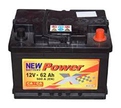Autobaterie Power X, 12V, 62Ah, 480A