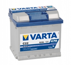 Autobaterie Varta Blue Dynamic 12V, 52Ah, 470A, C22