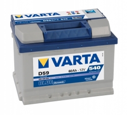 Autobaterie Varta Blue Dynamic 12V, 60Ah, 540A, D24